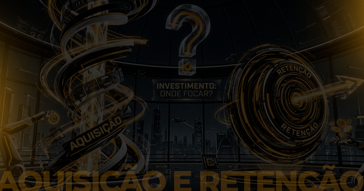 Aquisição ou retenção, onde investir
