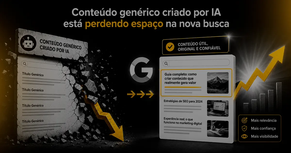 IA generativa não substitui SEO